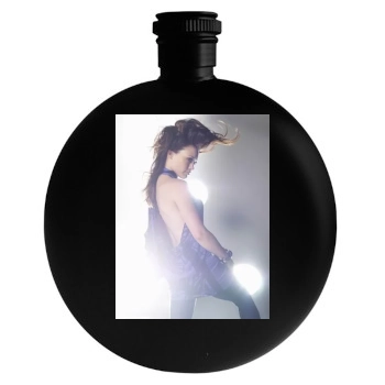 Hilary Duff Round Flask