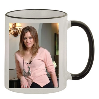 Hilary Duff 11oz Colored Rim & Handle Mug