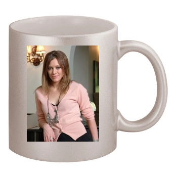 Hilary Duff 11oz Metallic Silver Mug