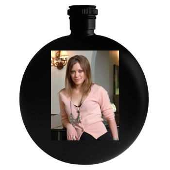 Hilary Duff Round Flask