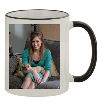 Hilary Duff 11oz Colored Rim & Handle Mug