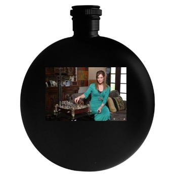 Hilary Duff Round Flask