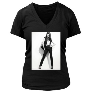 Hilary Rhoda Women's Deep V-Neck TShirt