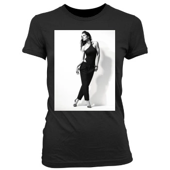 Hilary Rhoda Women's Junior Cut Crewneck T-Shirt