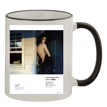 Hilary Rhoda 11oz Colored Rim & Handle Mug