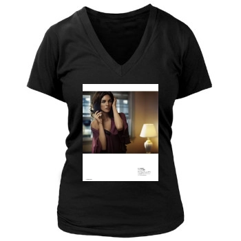 Hilary Rhoda Women's Deep V-Neck TShirt