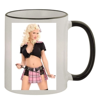 Holly Madison 11oz Colored Rim & Handle Mug