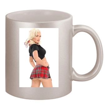 Holly Madison 11oz Metallic Silver Mug