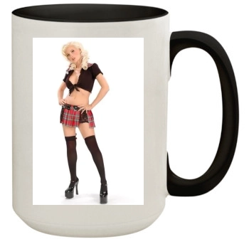 Holly Madison 15oz Colored Inner & Handle Mug