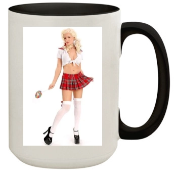 Holly Madison 15oz Colored Inner & Handle Mug