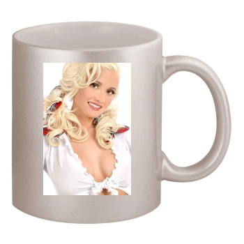 Holly Madison 11oz Metallic Silver Mug