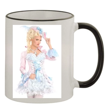 Holly Madison 11oz Colored Rim & Handle Mug