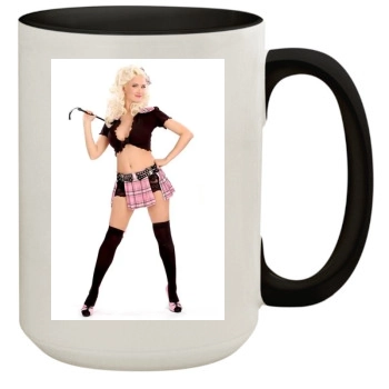 Holly Madison 15oz Colored Inner & Handle Mug