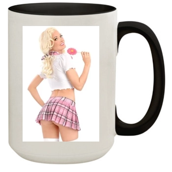 Holly Madison 15oz Colored Inner & Handle Mug