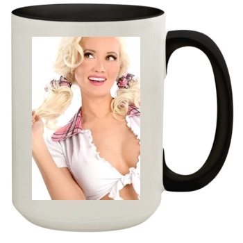 Holly Madison 15oz Colored Inner & Handle Mug