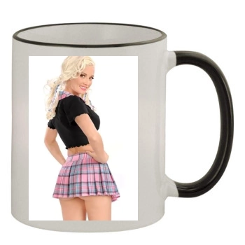 Holly Madison 11oz Colored Rim & Handle Mug