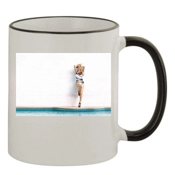 Holly Madison 11oz Colored Rim & Handle Mug