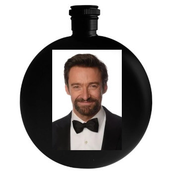 Hugh Jackman Round Flask