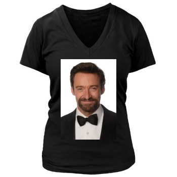 Hugh Jackman Women's Deep V-Neck TShirt