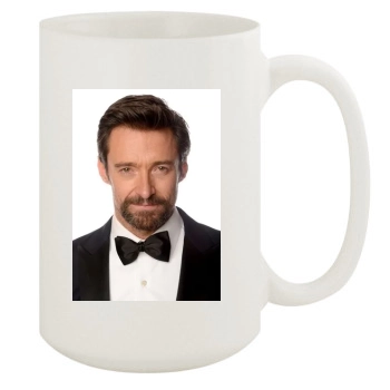 Hugh Jackman 15oz White Mug