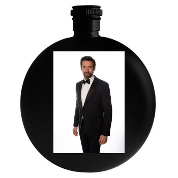 Hugh Jackman Round Flask