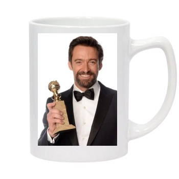 Hugh Jackman 14oz White Statesman Mug