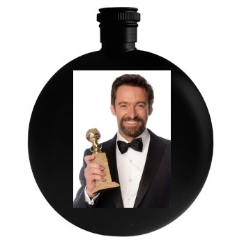 Hugh Jackman Round Flask