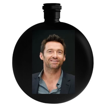 Hugh Jackman Round Flask