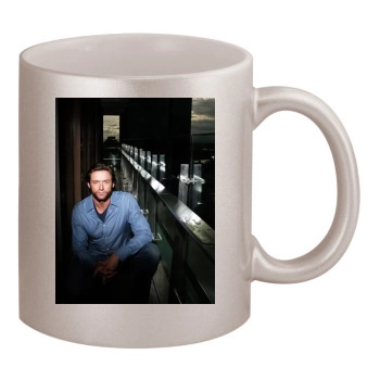 Hugh Jackman 11oz Metallic Silver Mug