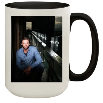 Hugh Jackman 15oz Colored Inner & Handle Mug