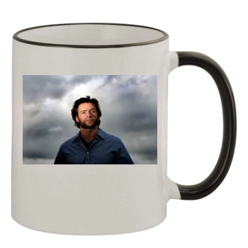 Hugh Jackman 11oz Colored Rim & Handle Mug