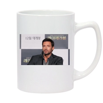 Hugh Jackman 14oz White Statesman Mug