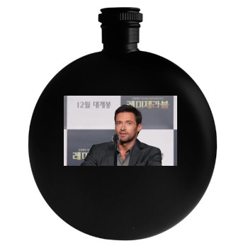 Hugh Jackman Round Flask