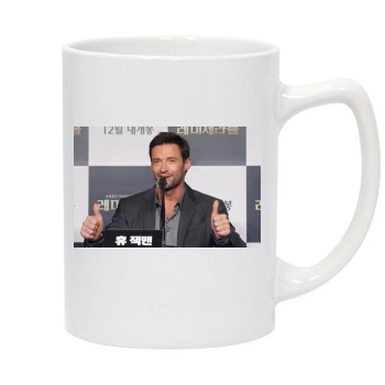 Hugh Jackman 14oz White Statesman Mug