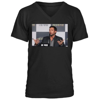 Hugh Jackman Men's V-Neck T-Shirt