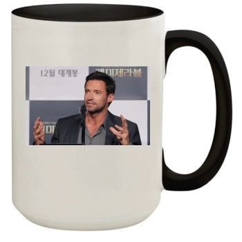 Hugh Jackman 15oz Colored Inner & Handle Mug