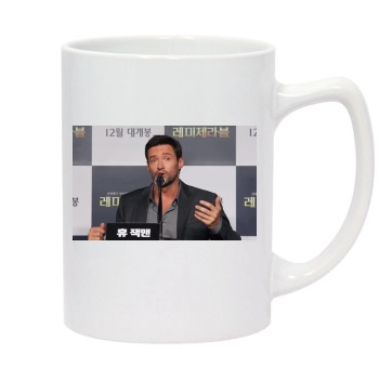 Hugh Jackman 14oz White Statesman Mug