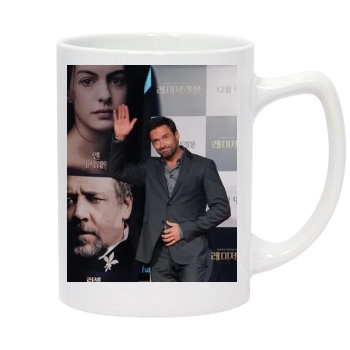 Hugh Jackman 14oz White Statesman Mug