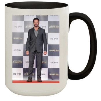 Hugh Jackman 15oz Colored Inner & Handle Mug