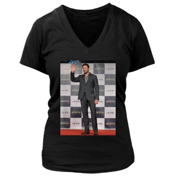 Hugh Jackman Women's Deep V-Neck TShirt