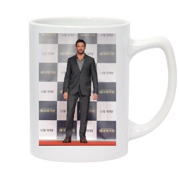 Hugh Jackman 14oz White Statesman Mug