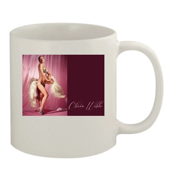 Olivia Wilde 11oz White Mug