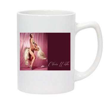 Olivia Wilde 14oz White Statesman Mug