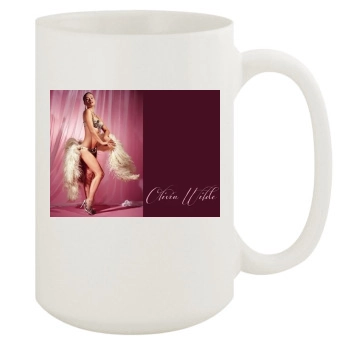 Olivia Wilde 15oz White Mug