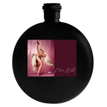 Olivia Wilde Round Flask