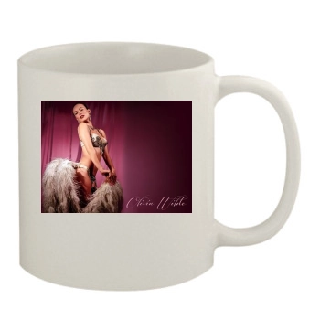 Olivia Wilde 11oz White Mug