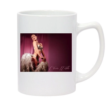 Olivia Wilde 14oz White Statesman Mug