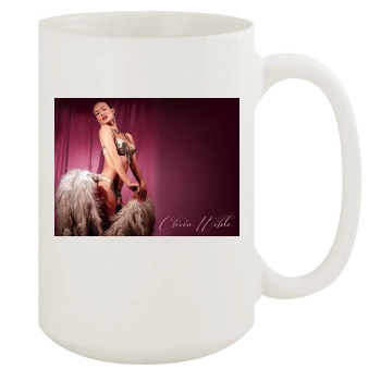 Olivia Wilde 15oz White Mug