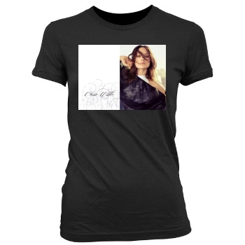 Olivia Wilde Women's Junior Cut Crewneck T-Shirt