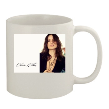 Olivia Wilde 11oz White Mug